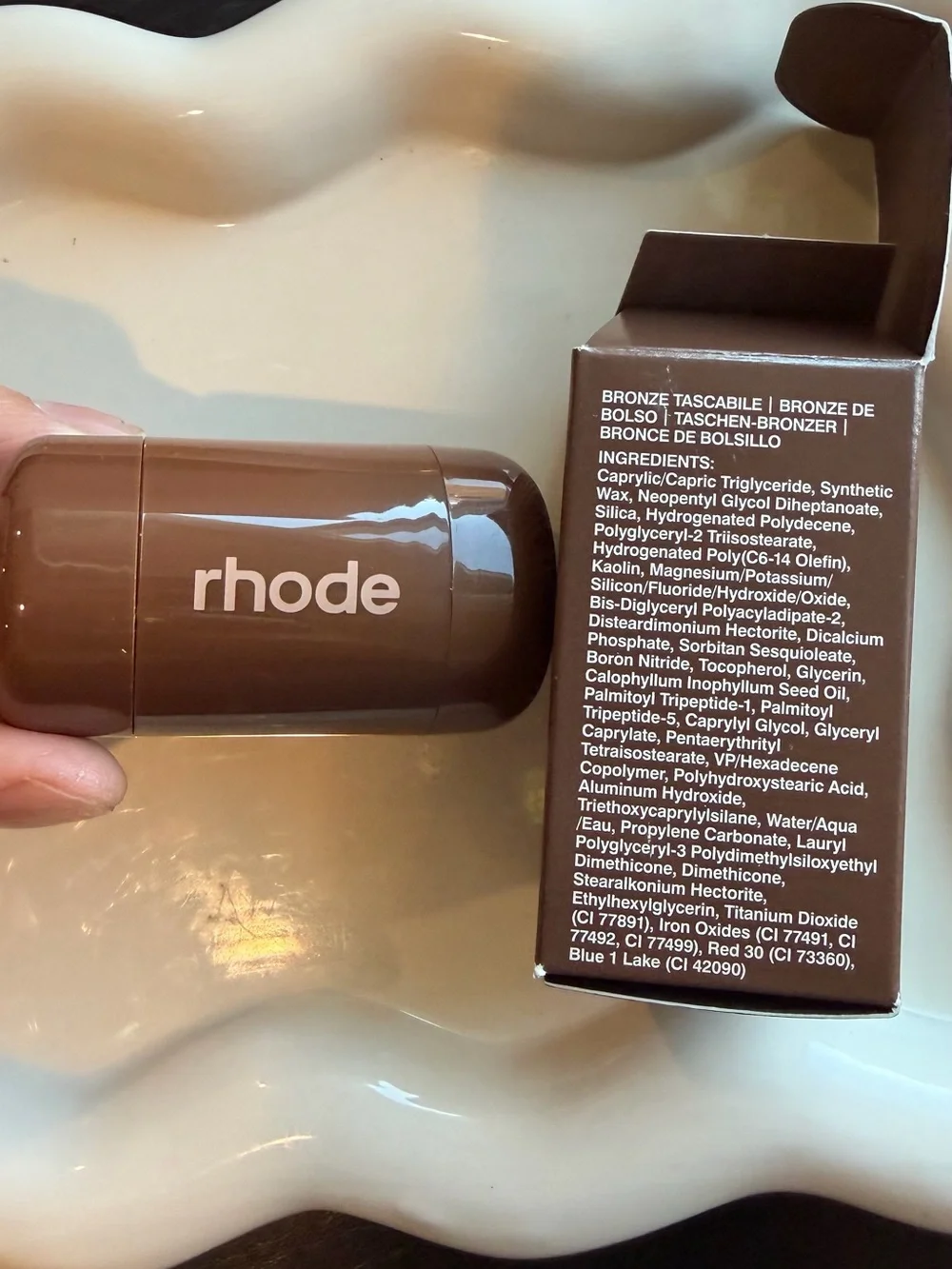 NIB rhode Pocket Bronze Long-Wearing Cream Bronzer in SIP